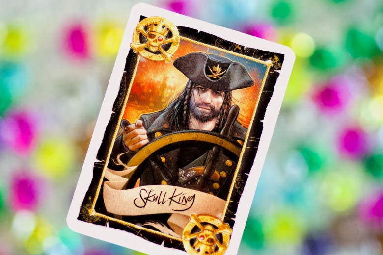 Grandpa Beck himself featured as the Skull King in this trick taking card game