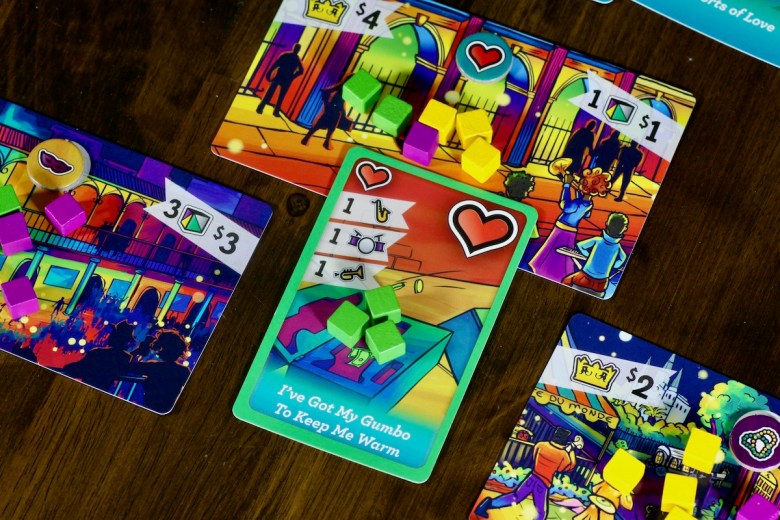 Song Card played to a location in New Orleans in Big Easy Busking by Good Giraffe Games