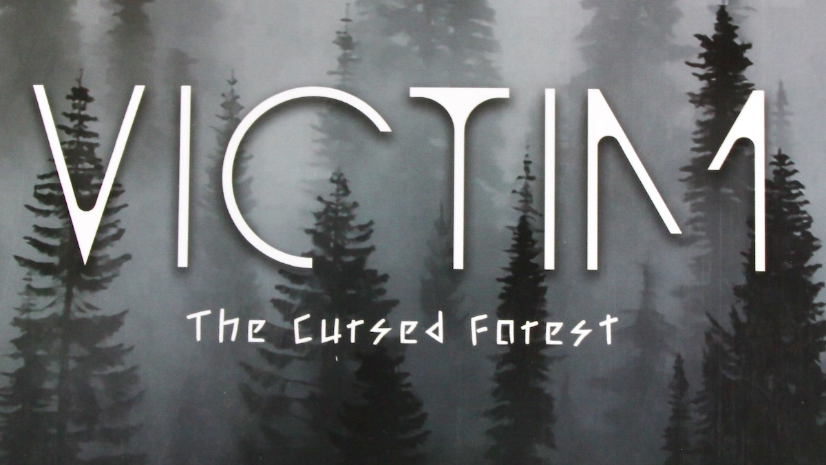 Victim the Cursed Forest Box Cover Graphic Design by Hexa House