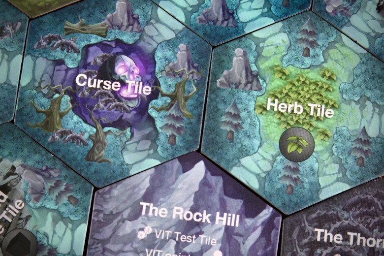 The game map is revealed as players move around in Victim the Cursed Forest by Hexa House