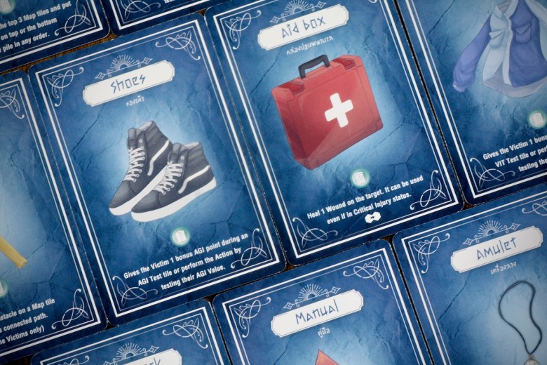 Item cards in Victim the cursed forest may be helpful 