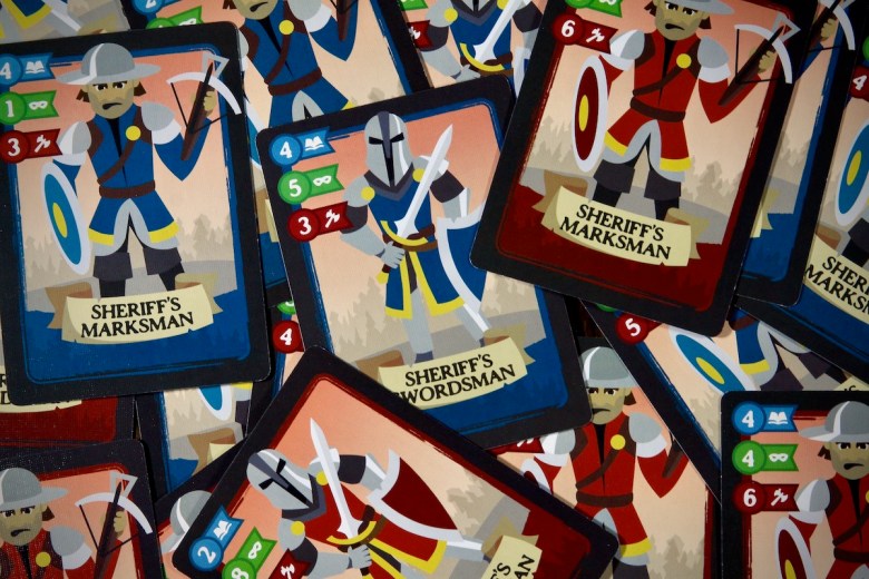 Rescuing Robin Hood Board Game Sheriff's Guard Cards