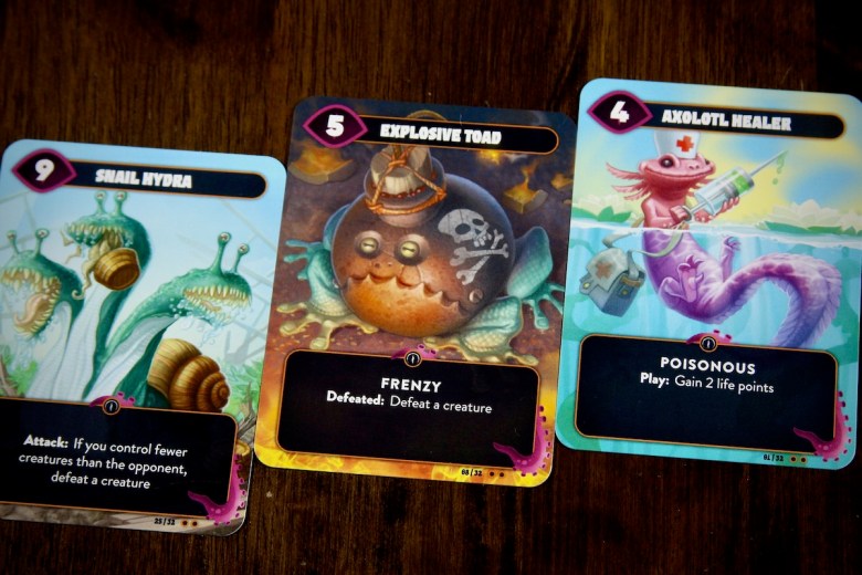 Cards in Mindbug: First Contact with different triggers