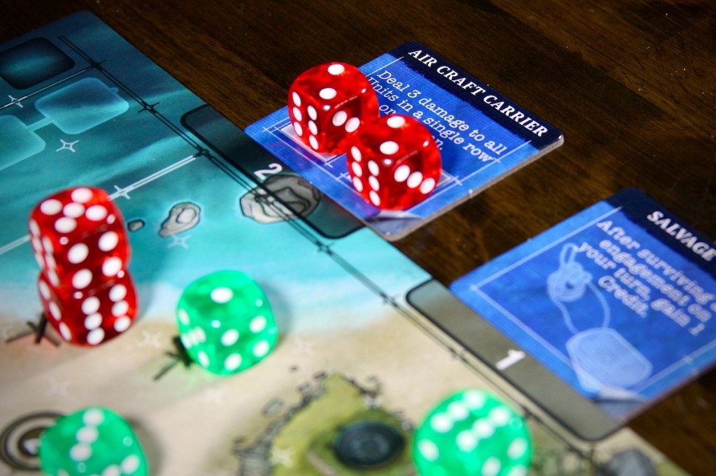 Dice Command Board Game Facility Tiles