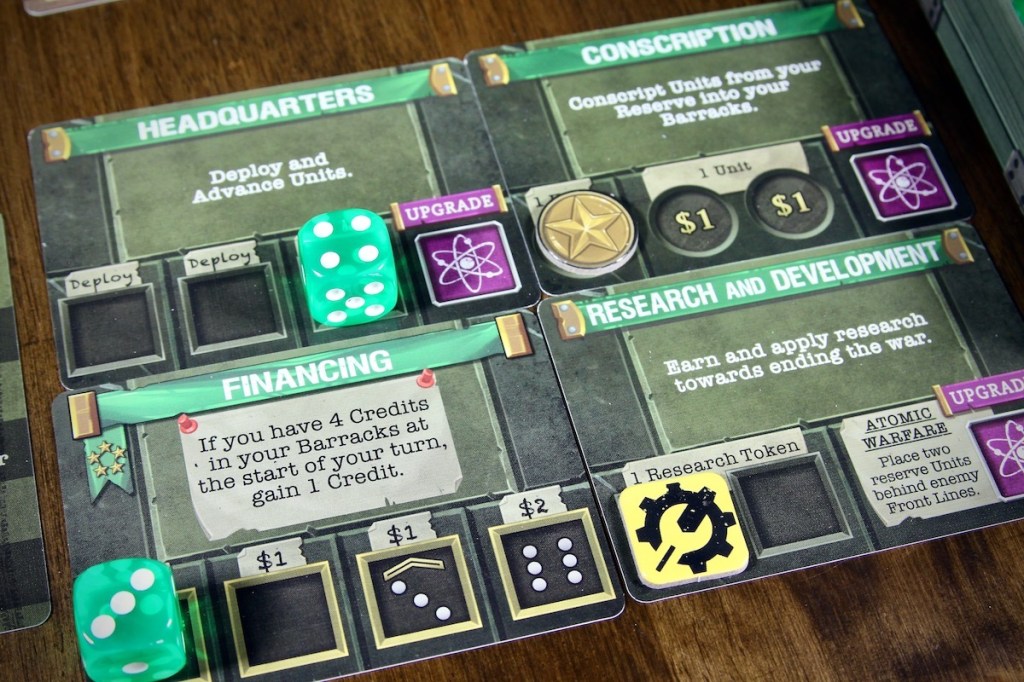 Dice Command Board Game Dice Worker Placement Command Cards