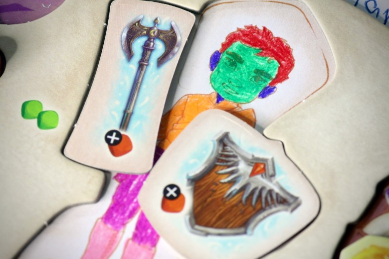 Green-skinned character in Chronicles of Avel