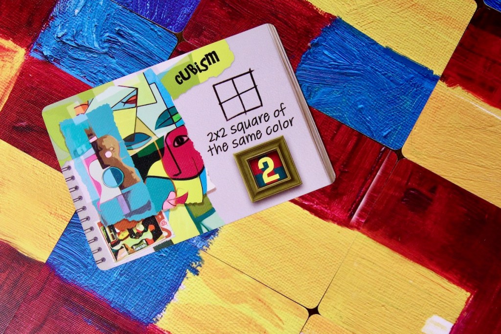 Abstract Academy Cubism Inspiration Card