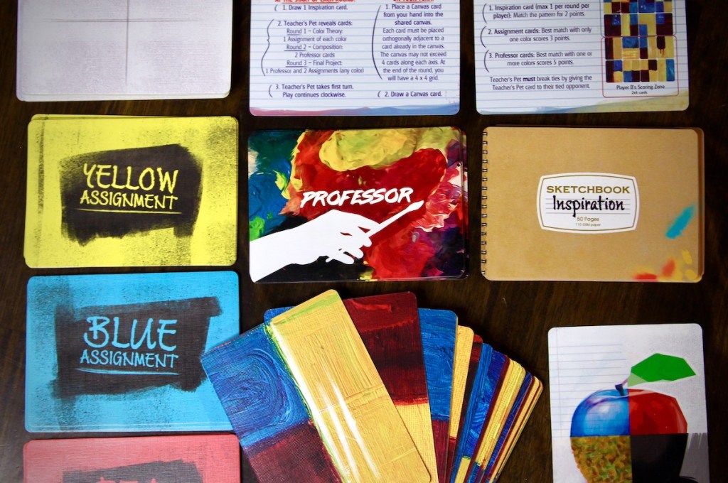 What's in the box of Abstract Academy Card Game