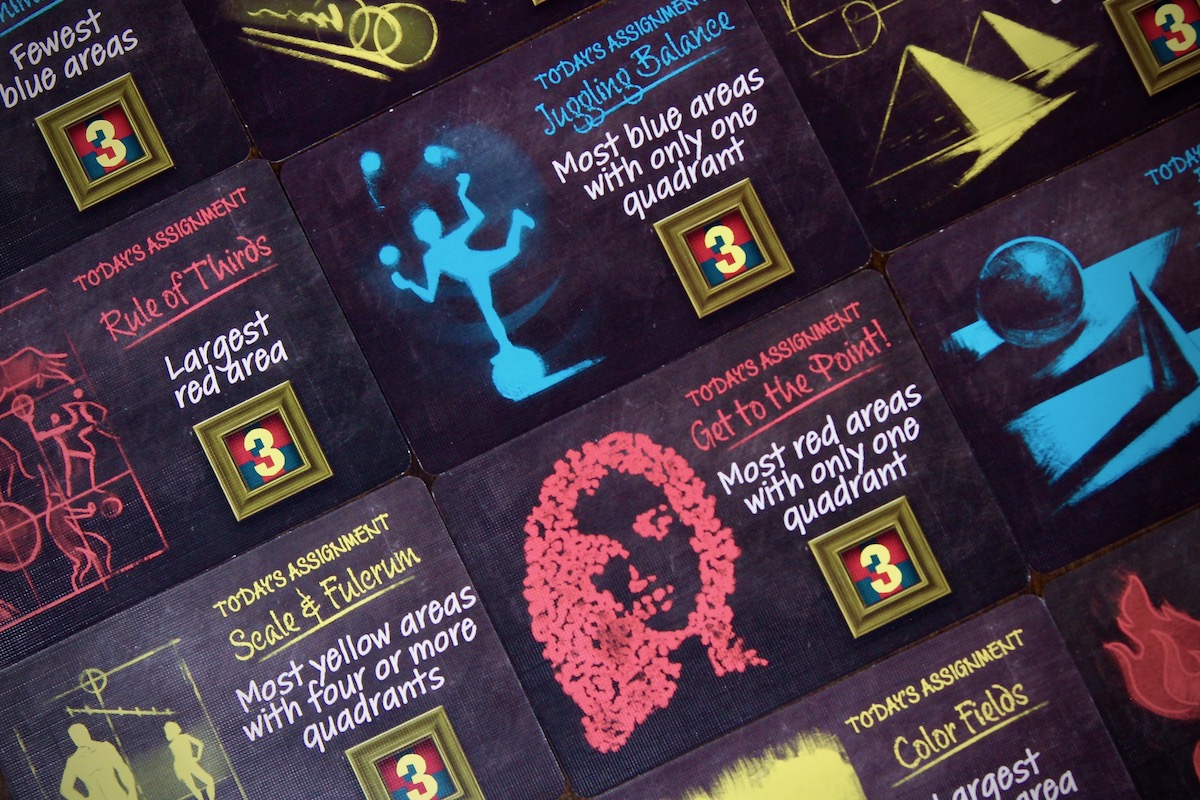 Color Assignment Cards in Abstract Academy