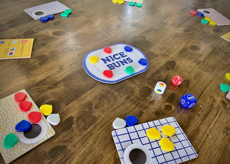 Nice Buns Setup with serving tray