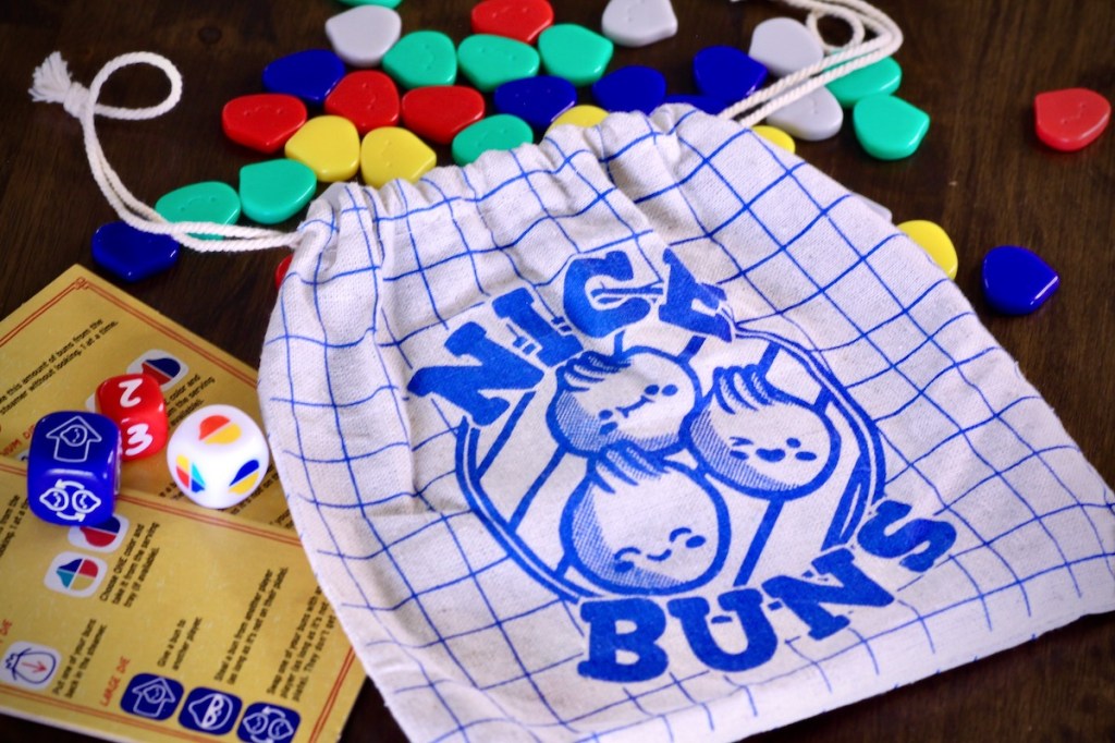 Nice Buns components - bao buns, dice, bag, etc