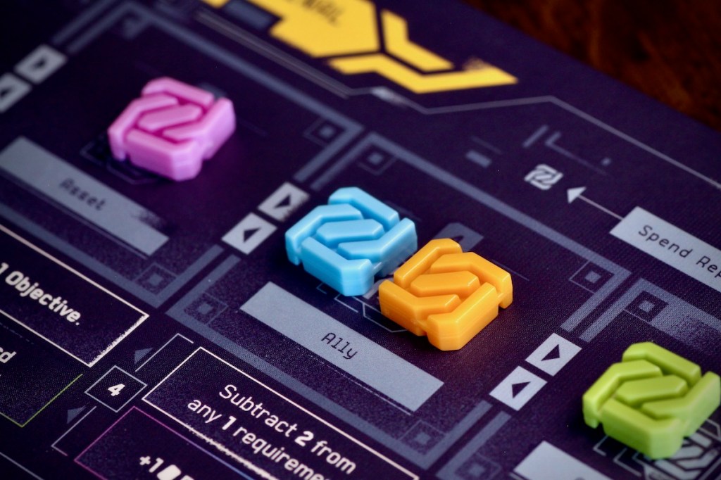 Moonrakers: Binding Ties Ally section of Reputation Terminal